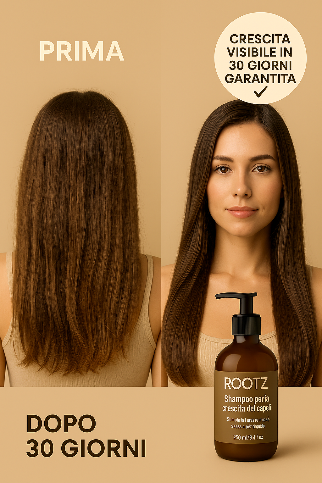 ROOTZ – Crescita Naturale Veloce & Capelli Più Folti