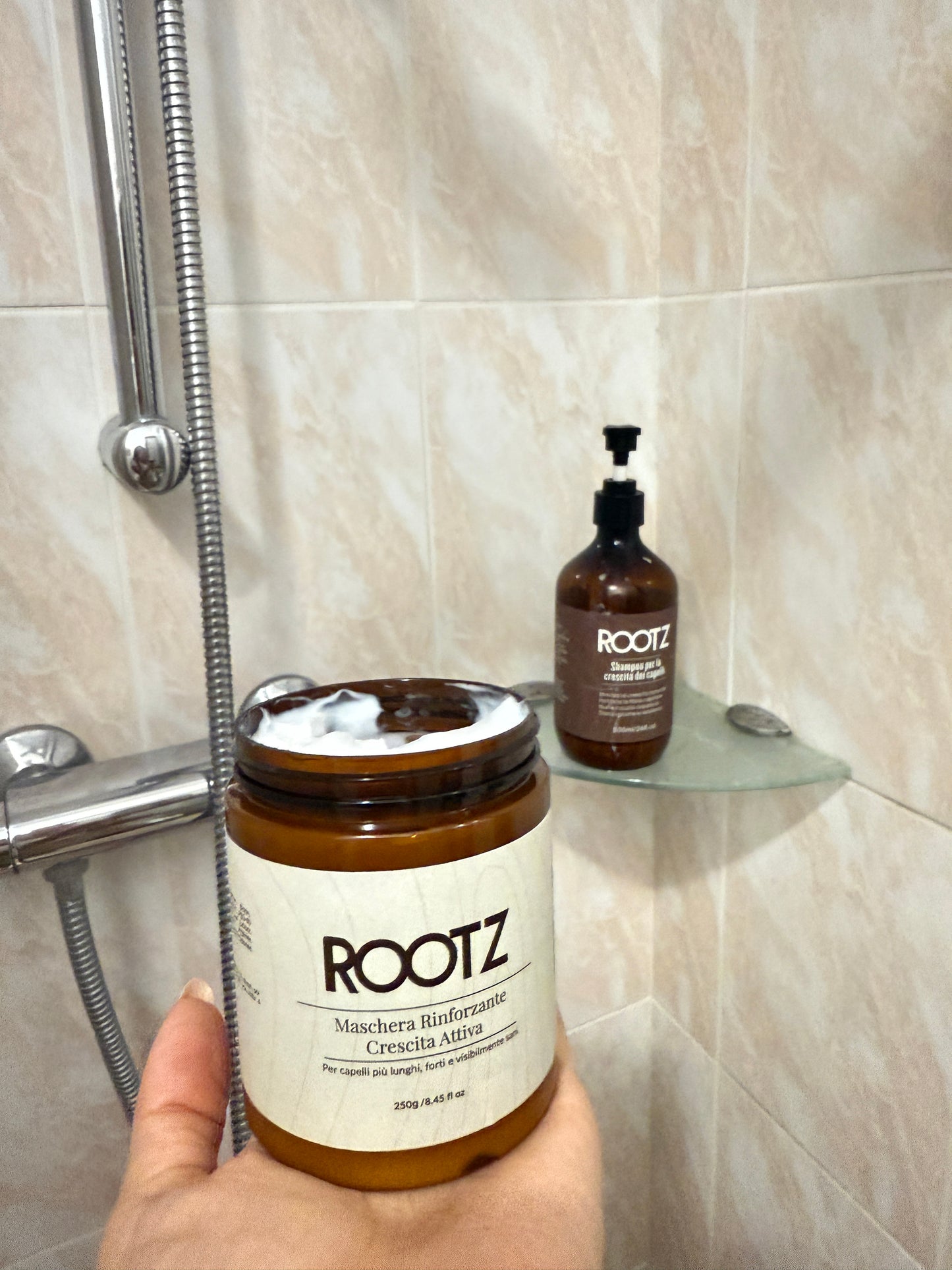 Kit Shampoo + Maschera - Capelli piú folti e sani sin dalle prime settimane!